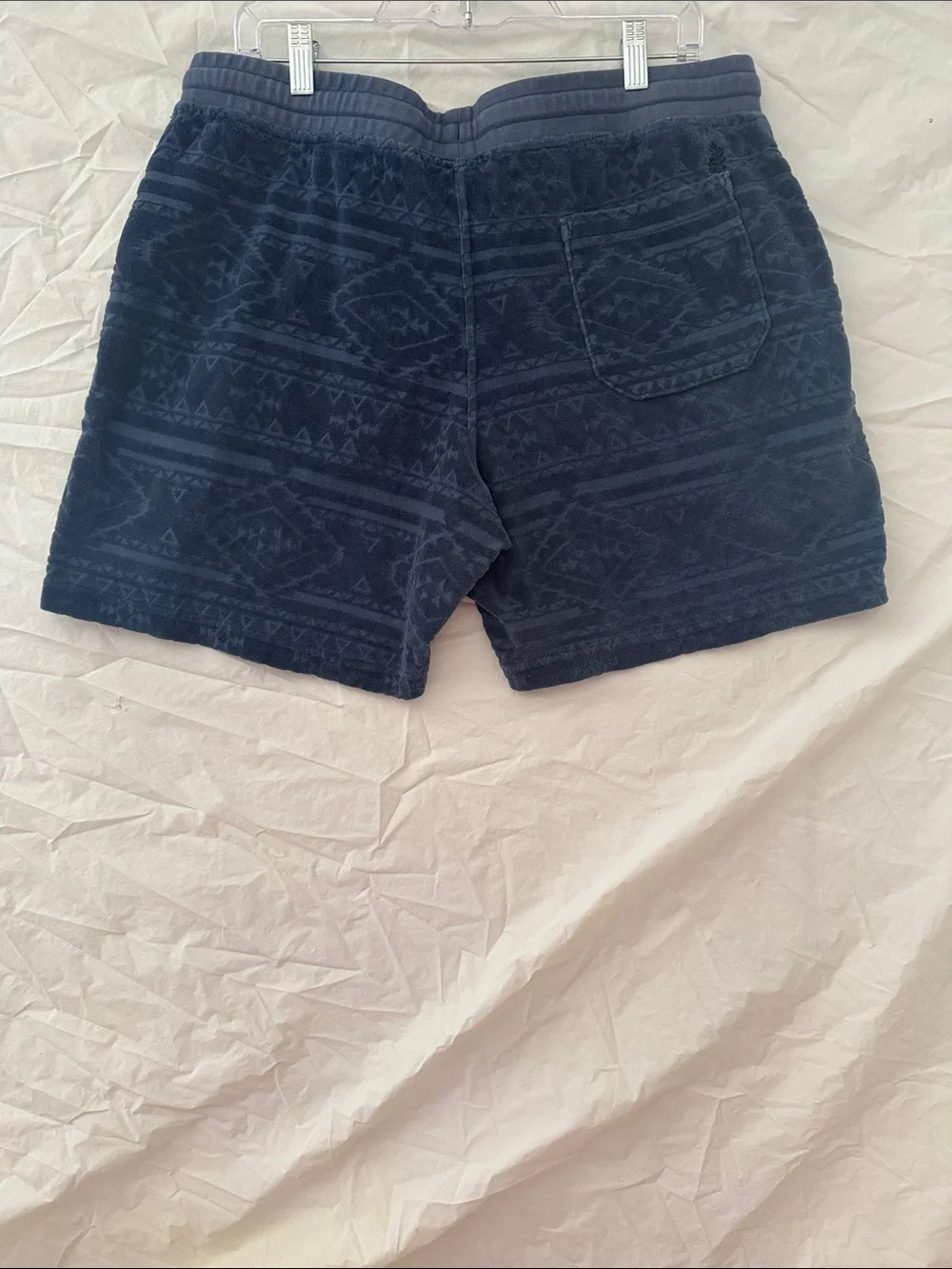Chubbies Navy Lounge Wear Aztec Print 7 inch Shorts - Navy